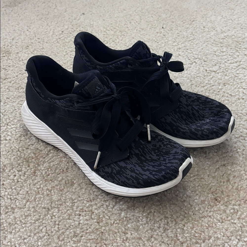 Adidas Black and White Athletic Sneakers